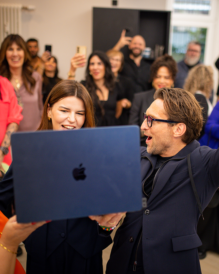 Behind the scenes Aufnahme von den Digital Hair Awards 2025