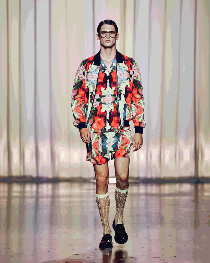 gif animation verschiedener laufstegmodelle frisiert von goldwell für collective four auf der berlin fashion week 2026